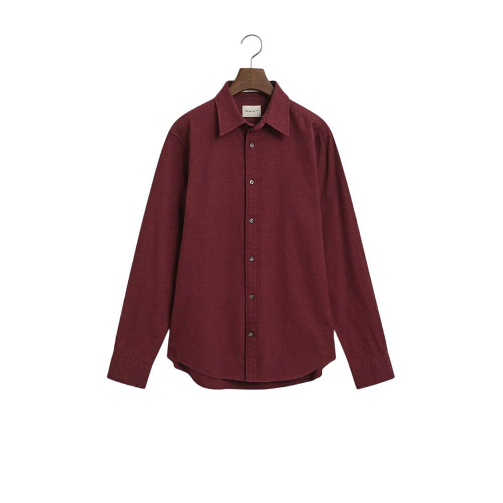 GANT Regular Fit Melange Flannel Shirt